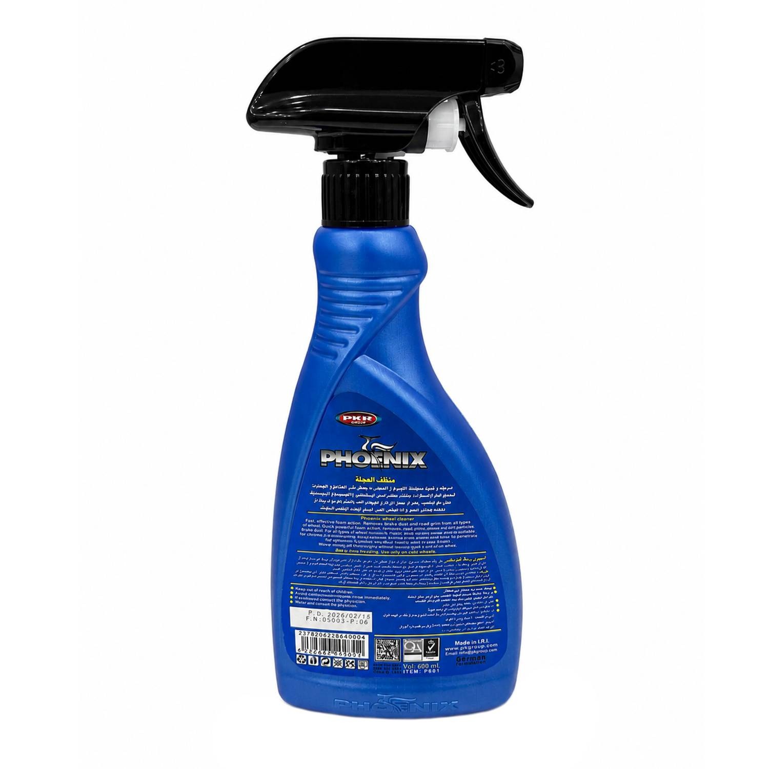 اسپری رینگ خودرو فونیکس مدل WHEEL CLEANER حجم 600 میلی لیتر | گارانتی اصالت و سلامت فیزیکی کالا اسپری رینگ خودرو فونیکس مدل WHEEL CLEANER حجم 600 میلی لیتر | گارانتی اصالت و سلامت فیزیکی کالا